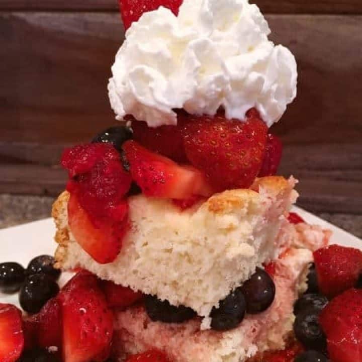 Triple Berry Cheesecake Shortcake