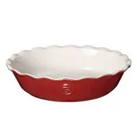 Emile Henry 366121 Modern Classics Pie Dish, 9", Rouge Red