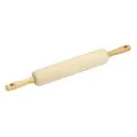 GoodCook Classic Wooden Rolling Pin with easy roll bearings