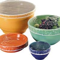 Garden-Outdoor Set of 50 Fitted Bowl Covers, translucent, talla unica Se ajusta a todos