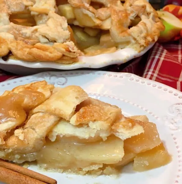 Slice of Caramel Apple Pie