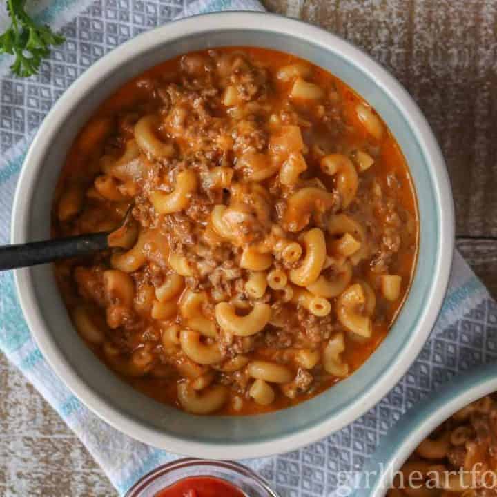 Image for Cheeseburger Macaroni Recipe {In the Instant Pot}