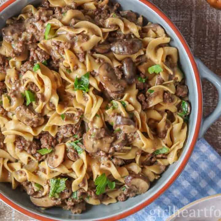 Image for Easy Ground Beef Stroganoff {made in Instant Pot}