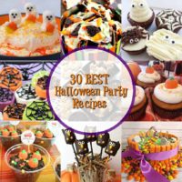Collage of Halloween Recipes