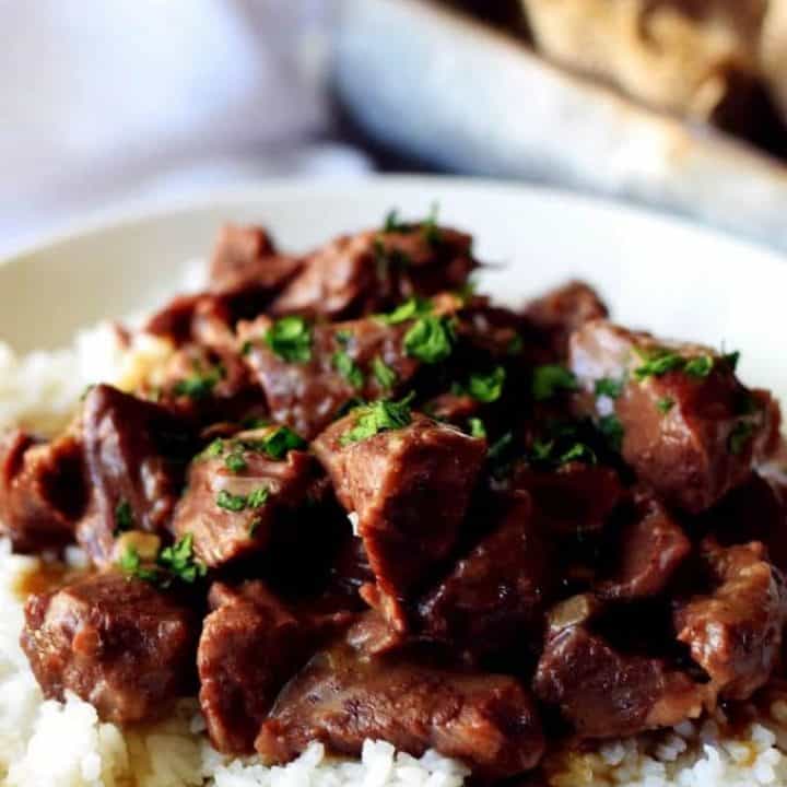 Image for Instant Pot Beef Tips (Pressure Cooker Beef Tips)