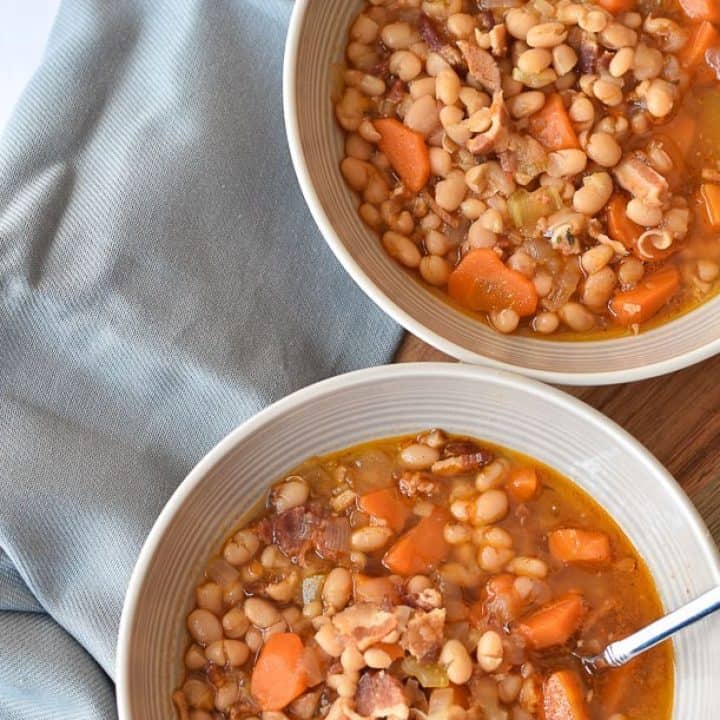 Image for Instant Pot Bean and Bacon Soup