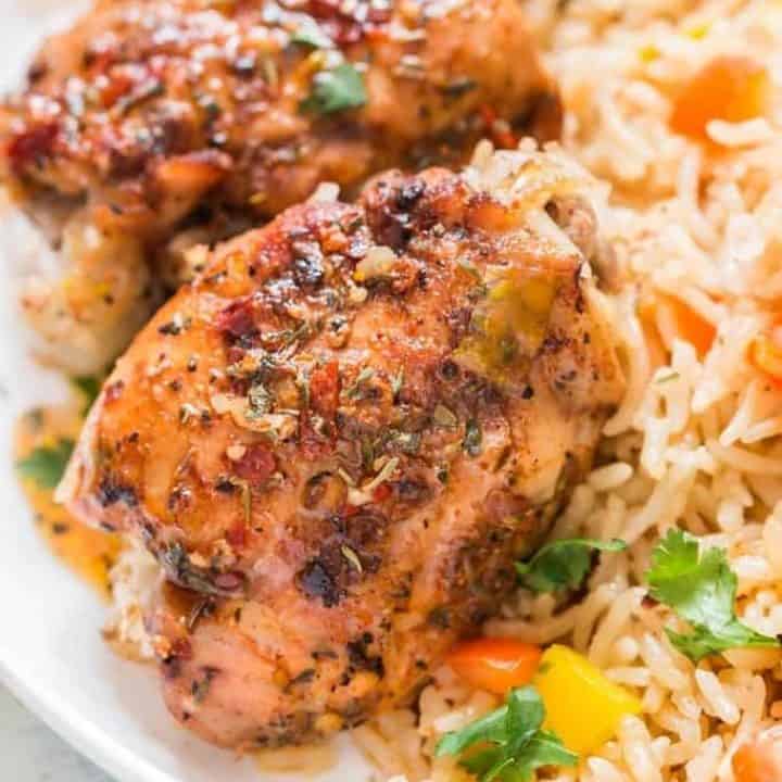 Image for Spicy Cajun Instant Pot Chicken and Rice (Video)