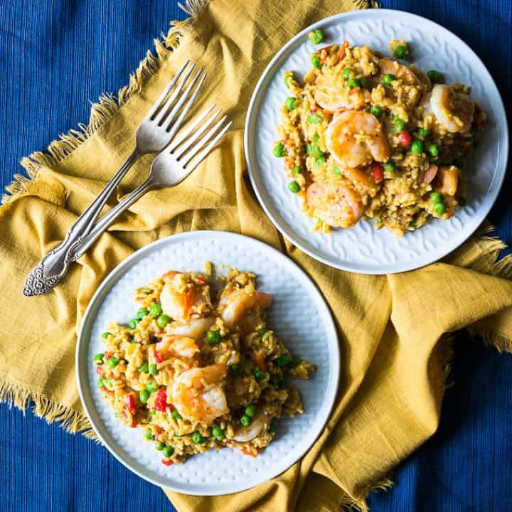 Image for Pressure Cooker Curried Shrimp Paella