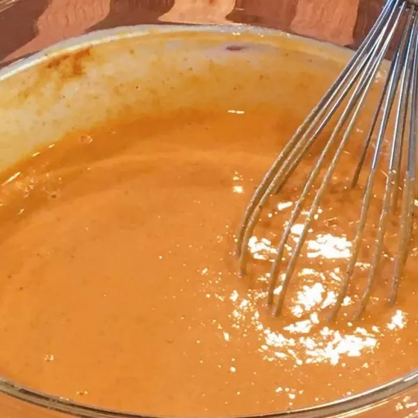 Pumpkin pie filling with spices 