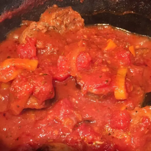 Adding slice sausage back into slow cooker sauce