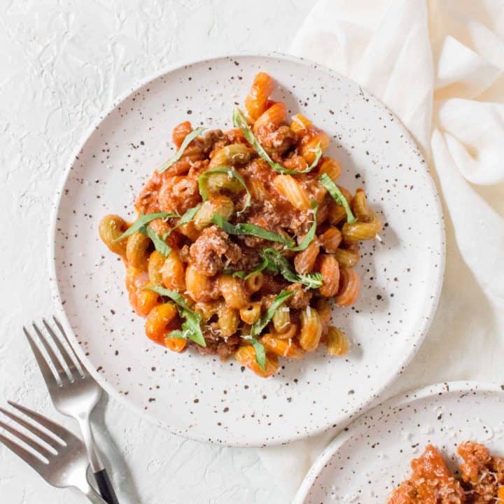 Image for Instant Pot Beef and Pasta (Beefaroni)