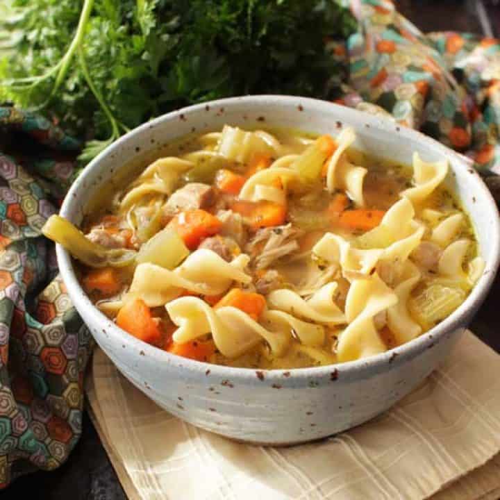 Image for Instant Pot Chicken Noodle Soup For One