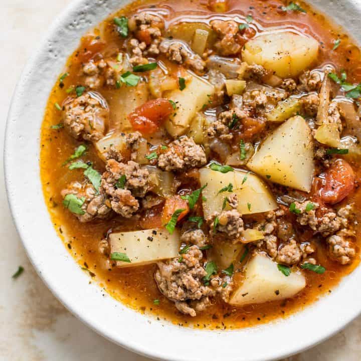 Image for Instant Pot Hamburger Soup