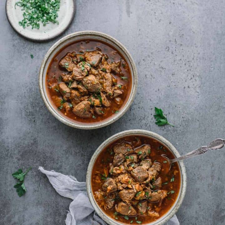 Image for Instant Pot Lamb Stew with Apricots