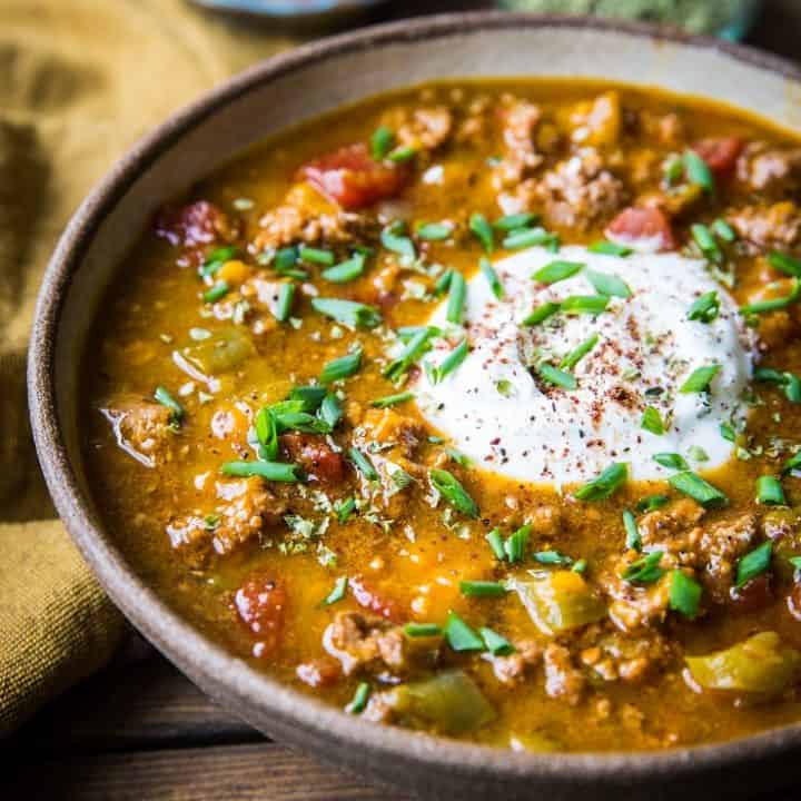 Image for Instant Pot Paleo Pumpkin Chili