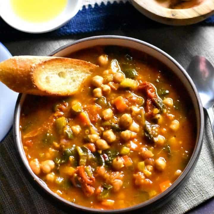 Image for Moroccan Chickpea Soup in Instant Pot