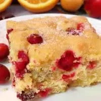 Cranberry Orange Buttermilk Coffee Cake