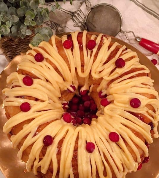 Cranberry Orange Pull-Apart Monkey Bread