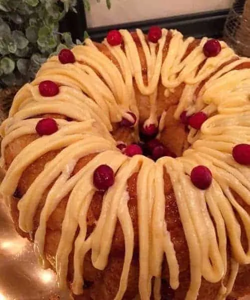 Cranberry Orange Monkey Bread