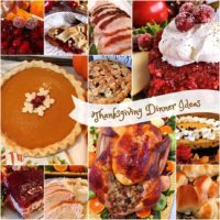 Collection of Thanksgiving dinner ideas and recipes photos