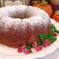 Holiday Pumpkin Cranberry Bundt Cake