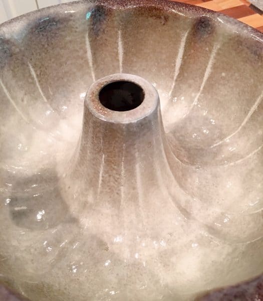 8 cup bundt pan sprayed with non-stick baking spray
