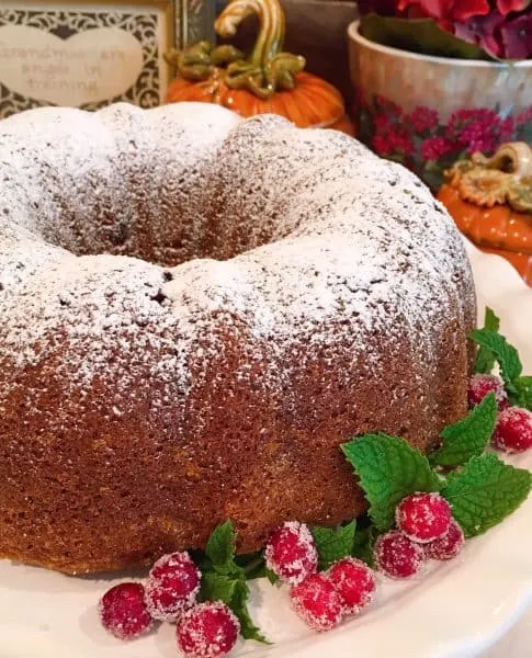 Pumpkin Cranberry Cake 