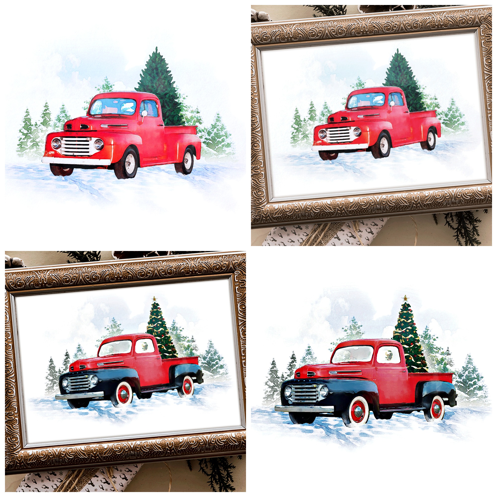 Free Free 69 Vintage Christmas Truck Svg Free SVG PNG EPS DXF File