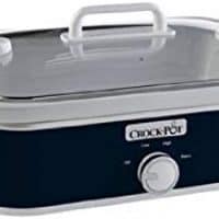 Crock-Pot SCCPCCM350-BL Manual Slow Cooker, Navy Blue
