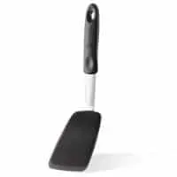 Di Oro Chef Series Standard Flexible Silicone Turner Spatula - 600F Heat Resistant Rubber Kitchen Spatula - Ideal for Eggs, Burgers, Omelets and More - BPA Free, FDA Approved, and LFGB Certified