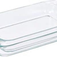 AmazonBasics Glass Oblong Oven Baking Dishes, Set of 2