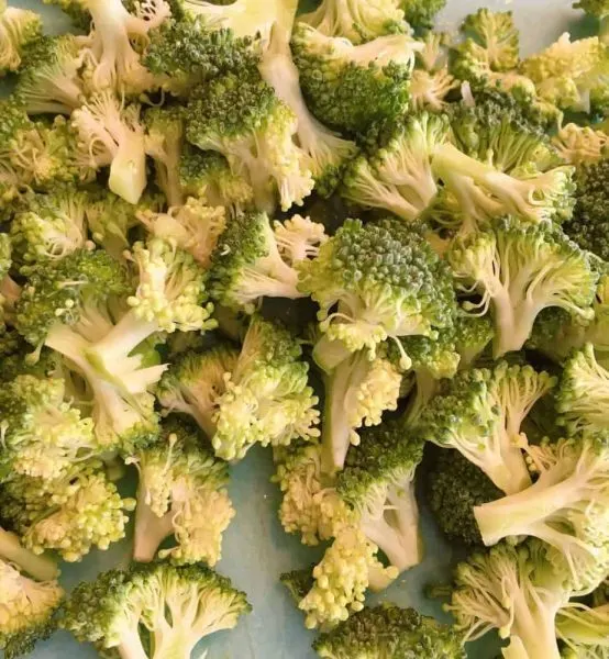 Broccoli Florets cut into 1/2 inch pieces