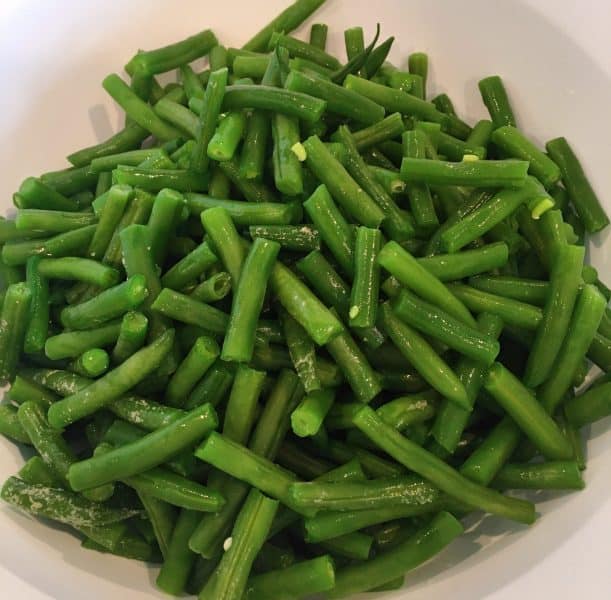 cooked green beans