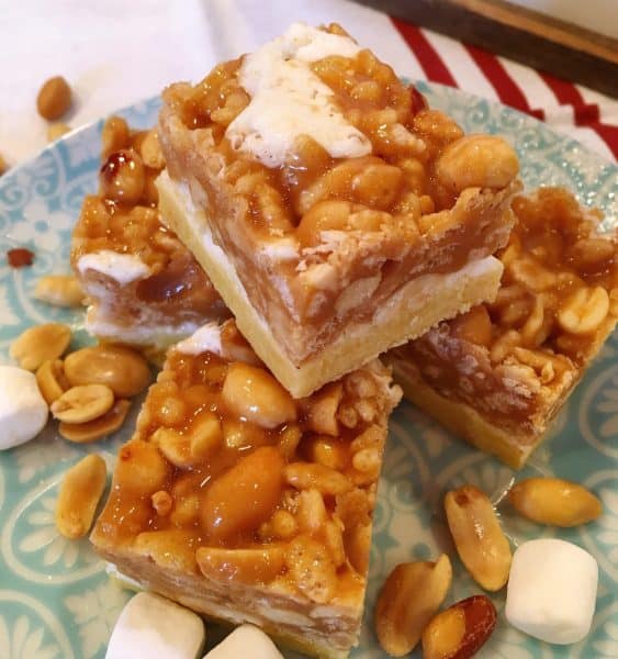 Sweet and Salty Peanut Butter Bars