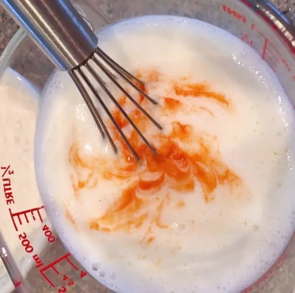 buttermilk with tabasco sauce 
