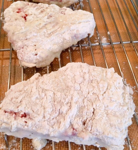 Prepared cube steaks on baking rack 