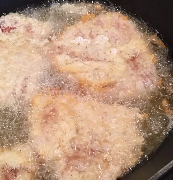 Frying Cube Steaks 