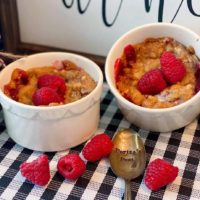 Individual Raspberry Cookie Crumbles Recipe