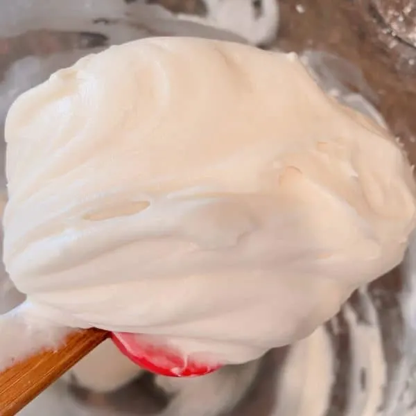 Cream Cheese Frosting on spatula