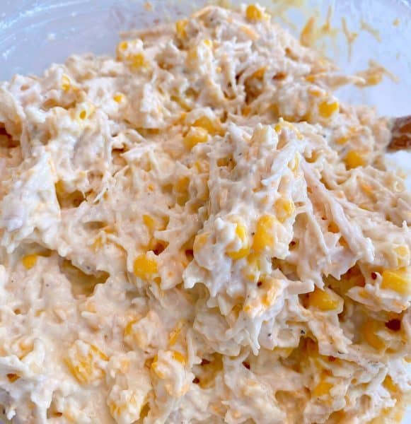 Creamy Chicken Dorito Casserole Filling