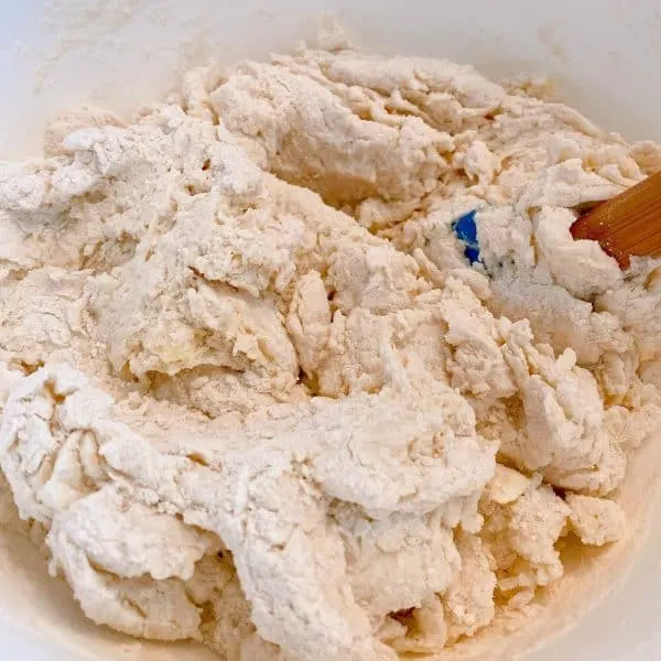 Irish Soda Bread Dough in a bowl