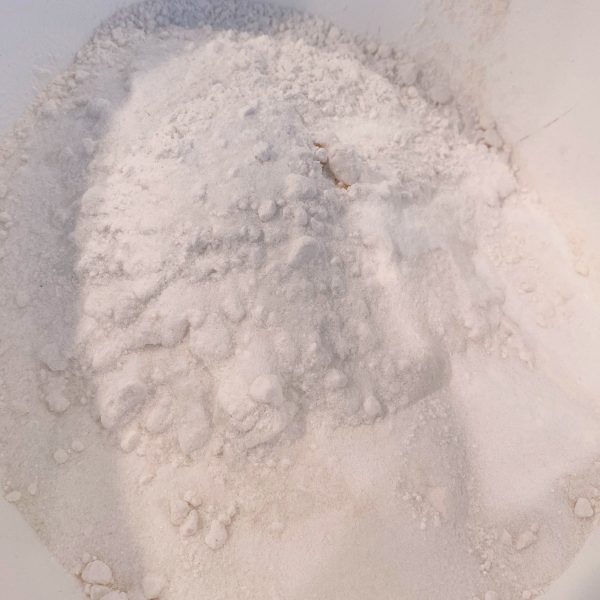 dry ingredients added in a bowl