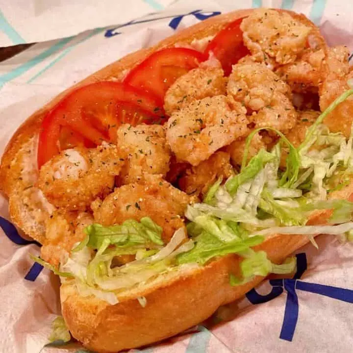 Shrimp Po'Boy Sandwich