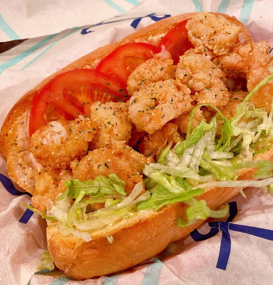 Shrimp Po'Boy Sandwich