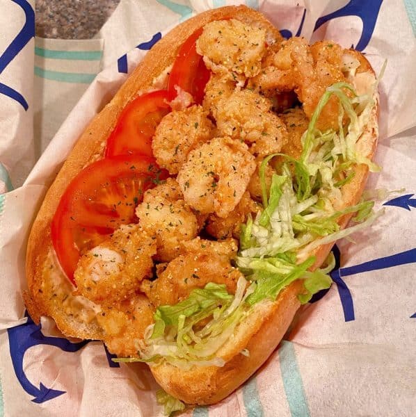 Shrimp Po'Boy Sandwich 