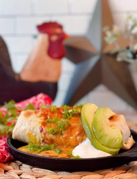 Chimichangas al Horno con Carnitas