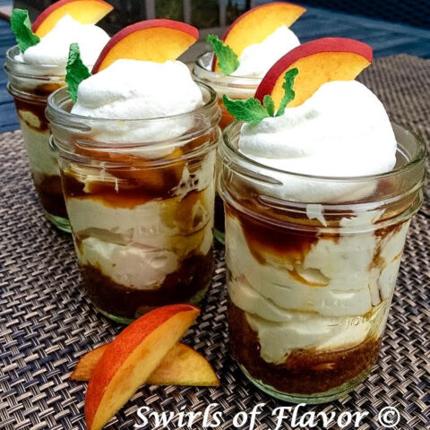 Image for Bourbon Peach Cheesecake Mousse