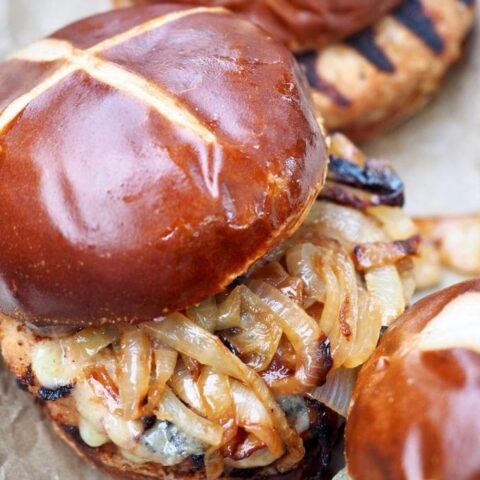 Image for Best Juicy Burgers with Caramelized Onions