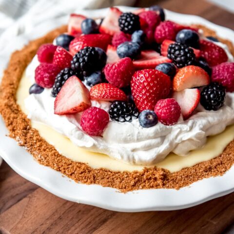 Image for Red, White, and Blueberry Cream Pie