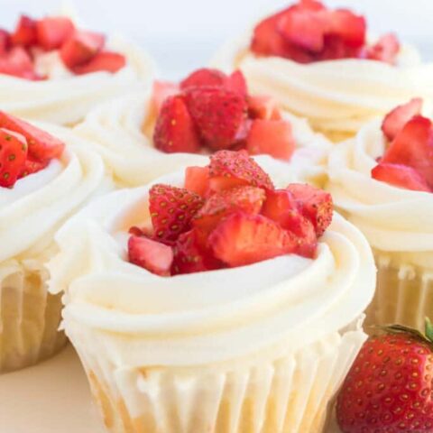 Image for Sweet Strawberry Shortcake Cupcakes